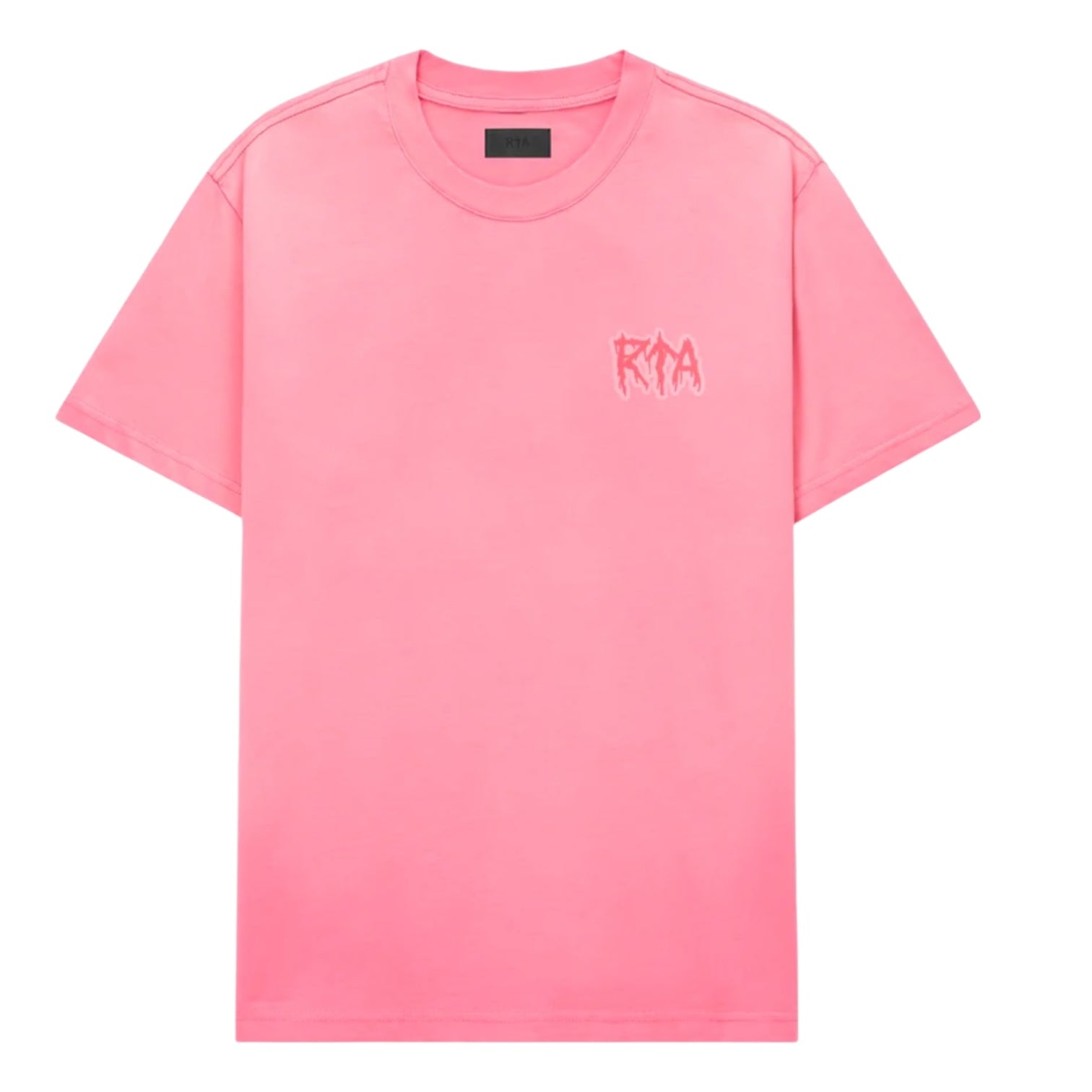 Liam Short Sleeve T-Shirt | Pink Cyber Metal