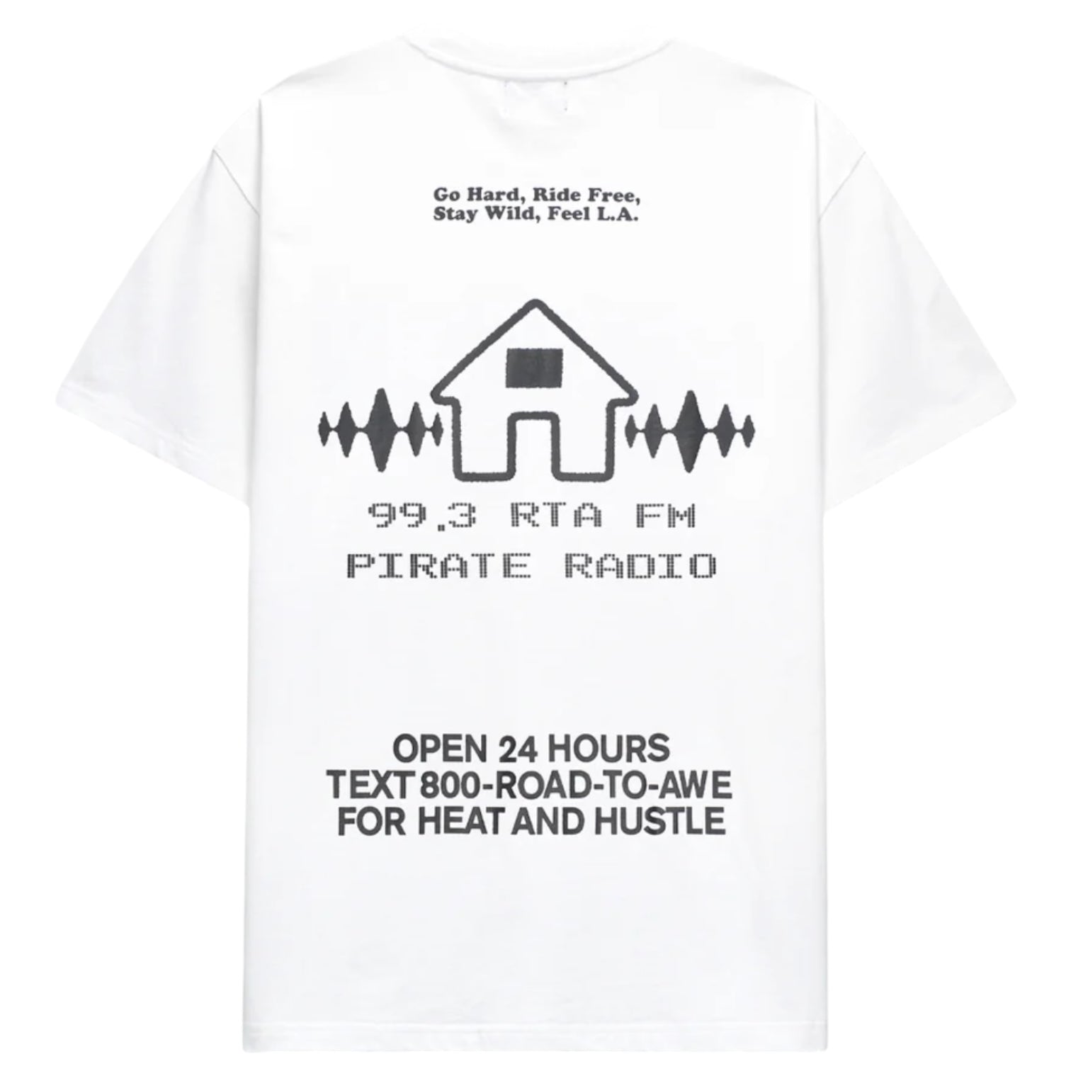 Colin Oversized Short Sleeve T-Shirt | White Radio House