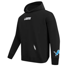 NFL Detroit Lions Wingspan Men’s Drop Shoulder Fleece Pullover Hoodie