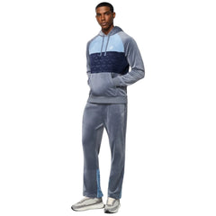 Foggia Velour Debossed Hoodie