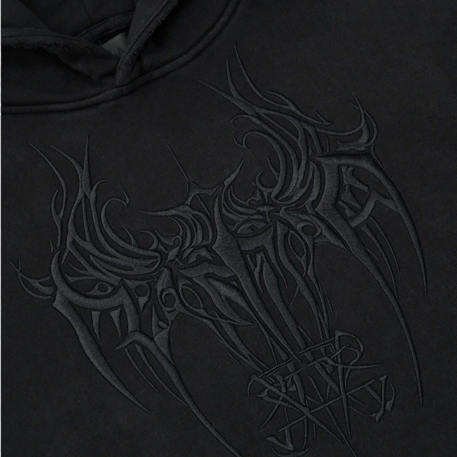 Jordan Oversized Hoodie - Black Cyber Sigilism