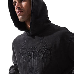 Jordan Oversized Hoodie - Black Cyber Sigilism
