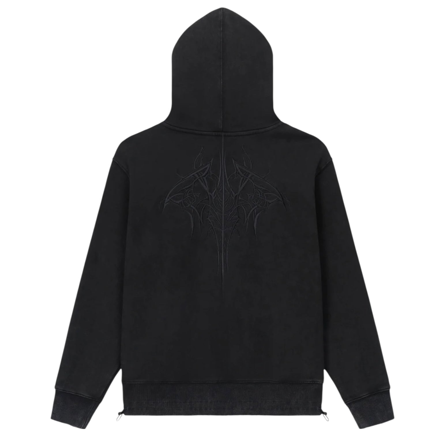 Jordan Oversized Hoodie - Black Cyber Sigilism