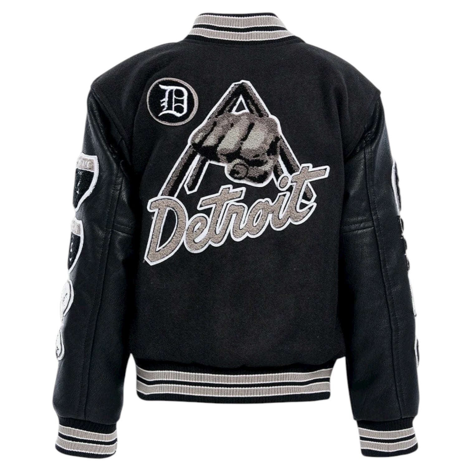 Jordan Craig Boys Motown Varsity Jacket (Dark Shadow)