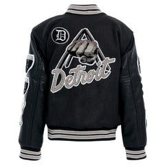 Big Men’s Motown Varsity Jacket (Gray Shadow)