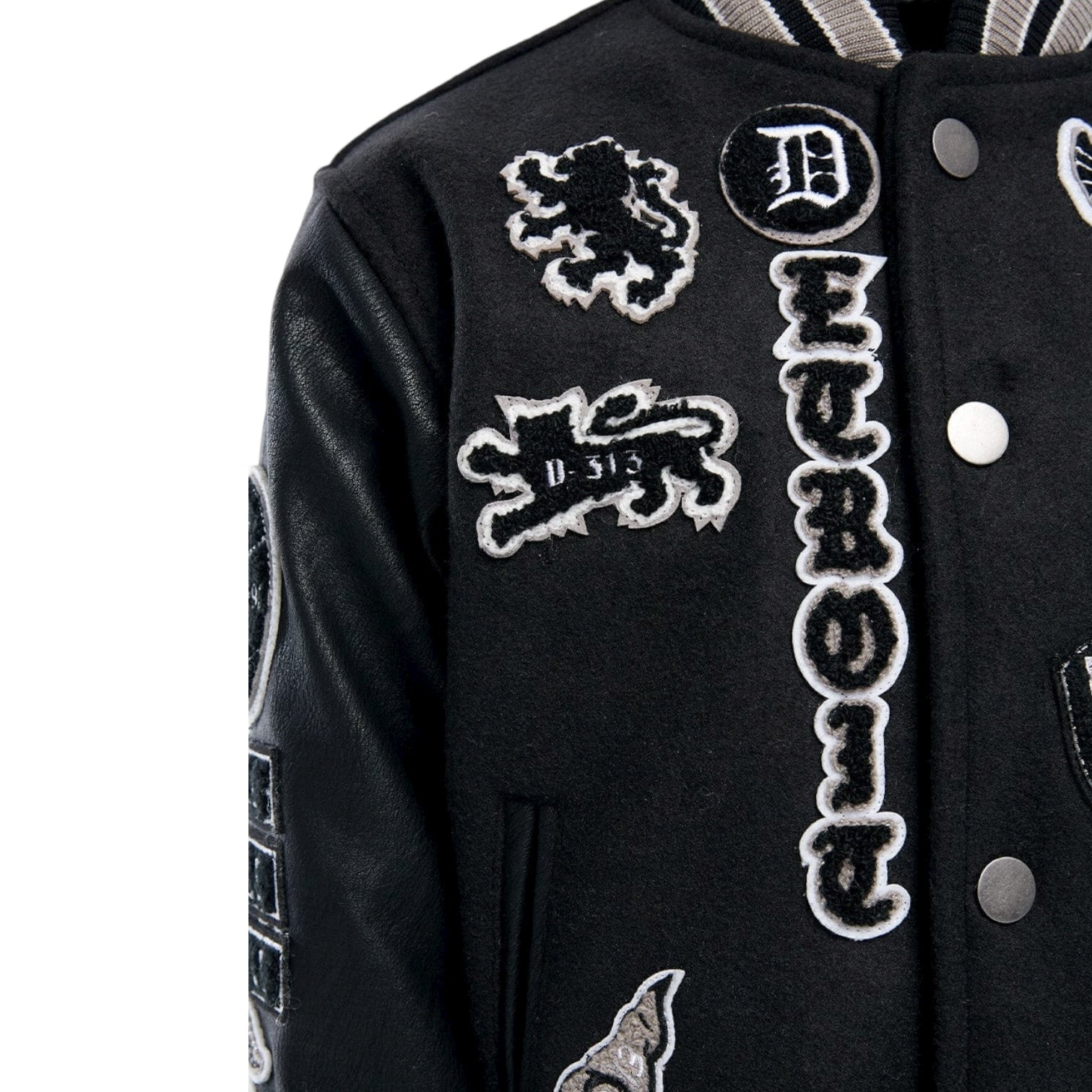 Jordan Craig Boys Motown Varsity Jacket (Dark Shadow)