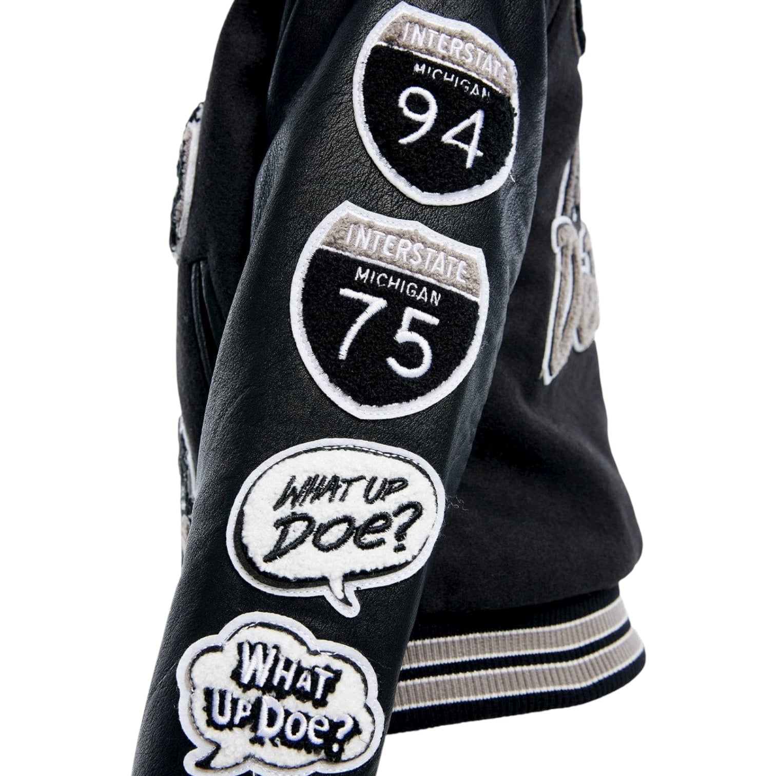 Jordan Craig Boys Motown Varsity Jacket (Dark Shadow)