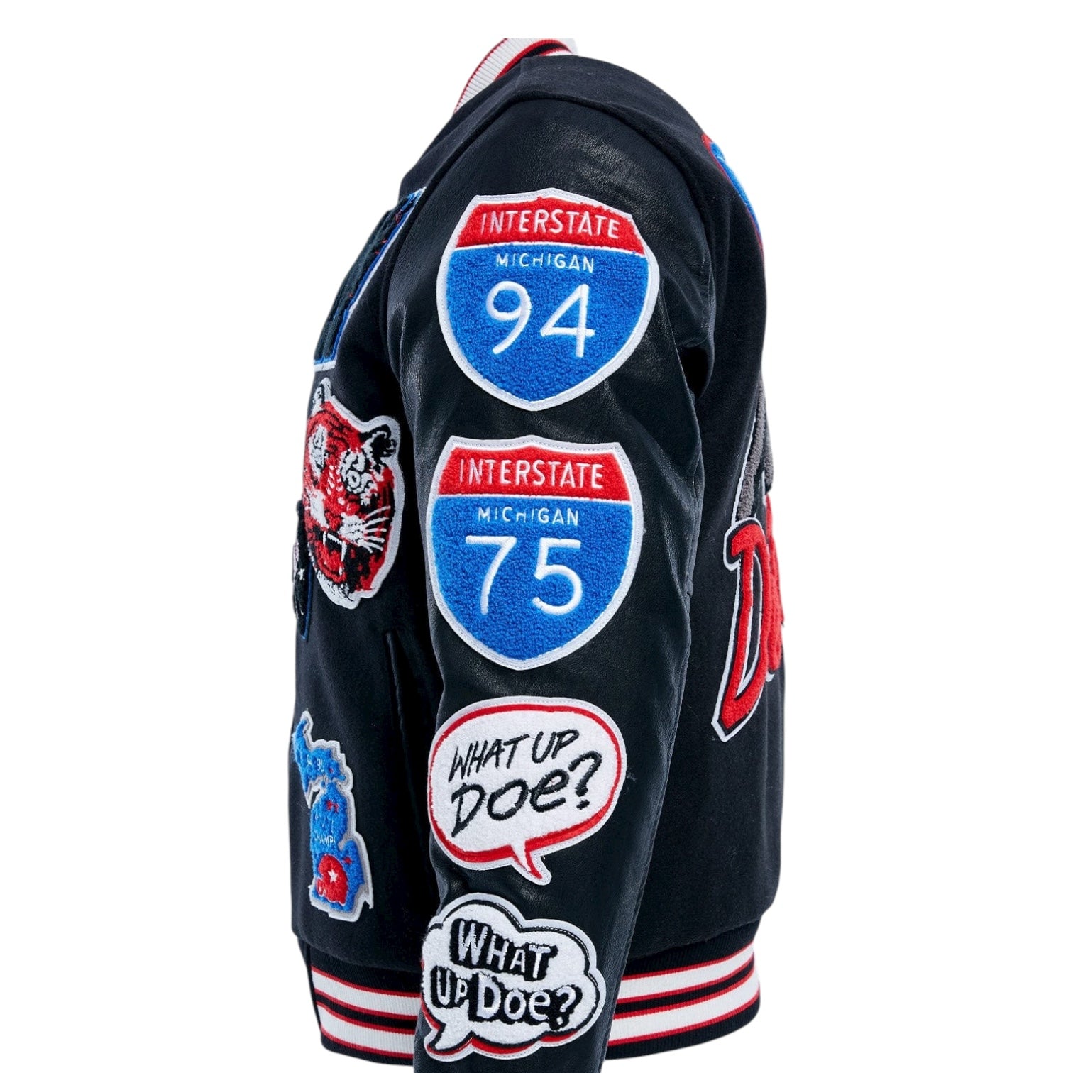 Big Men’s Motown Varsity Jacket (Pistons)