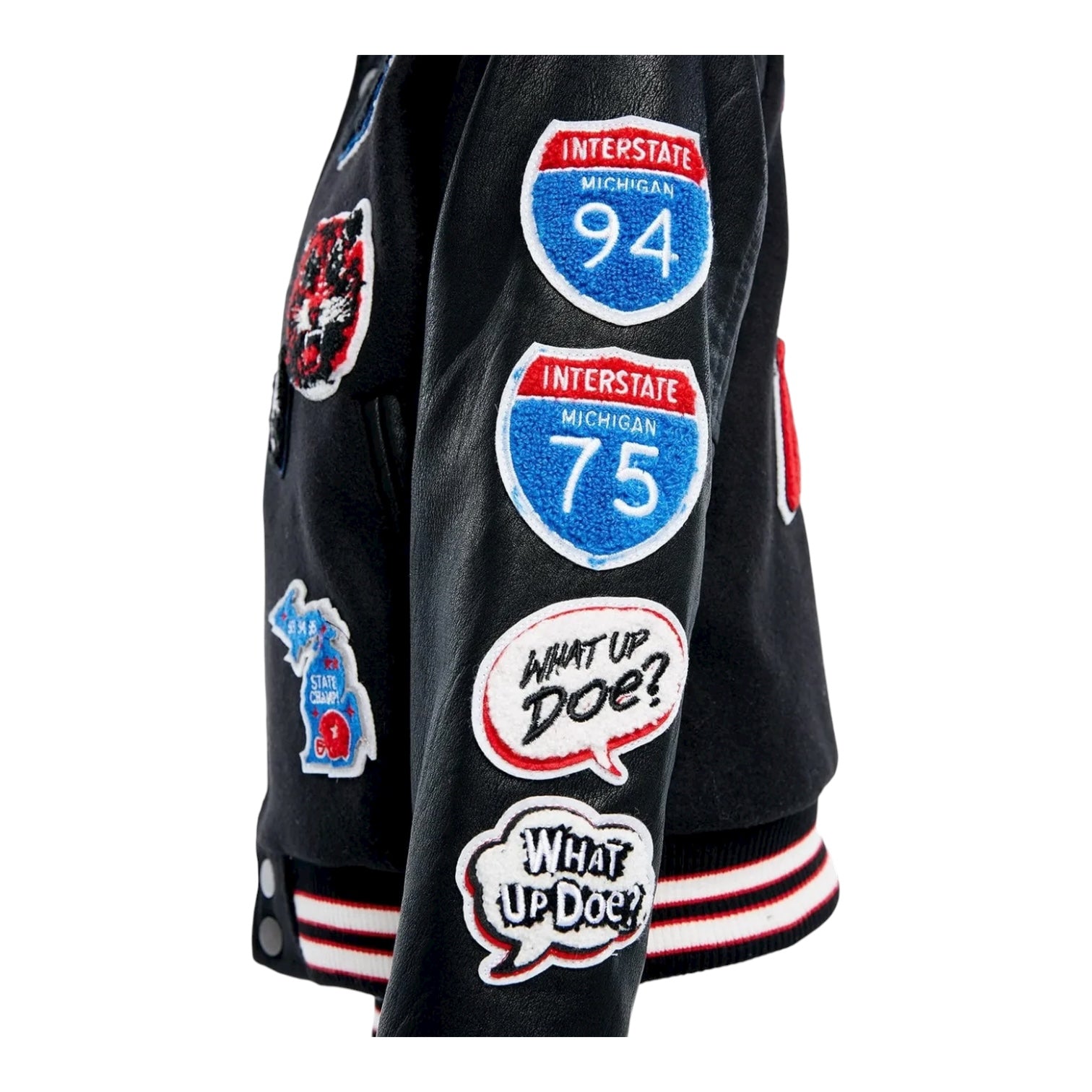 Big Men’s Motown Varsity Jacket (Pistons)