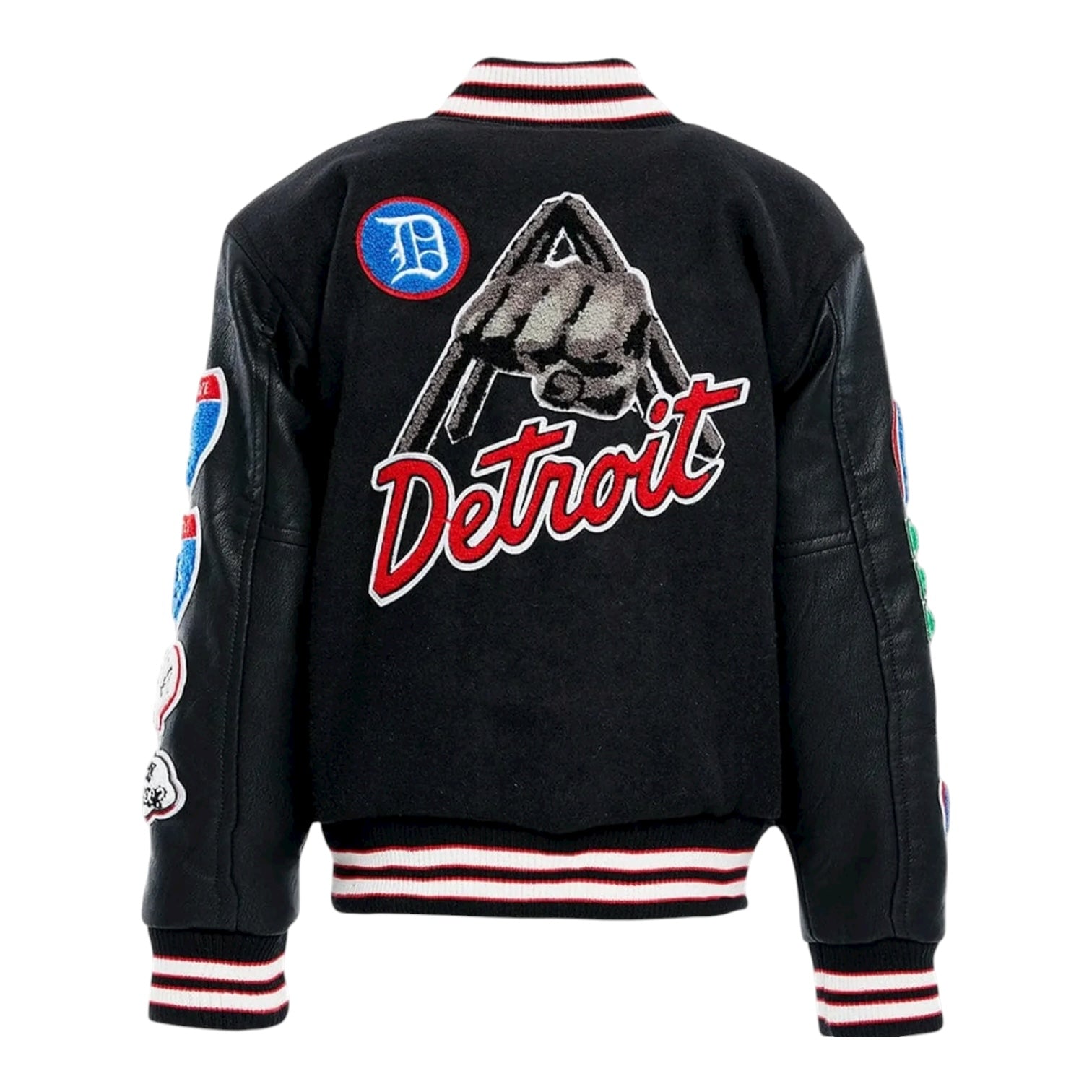 Big Men’s Motown Varsity Jacket (Pistons)