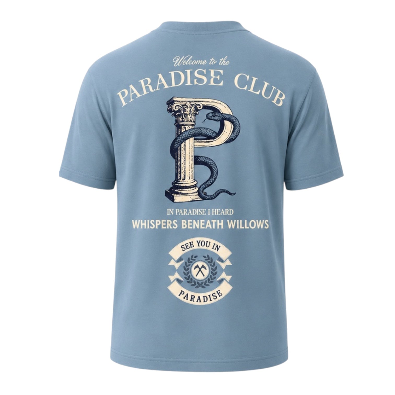 Paradise Club Mix Media T-Shirt