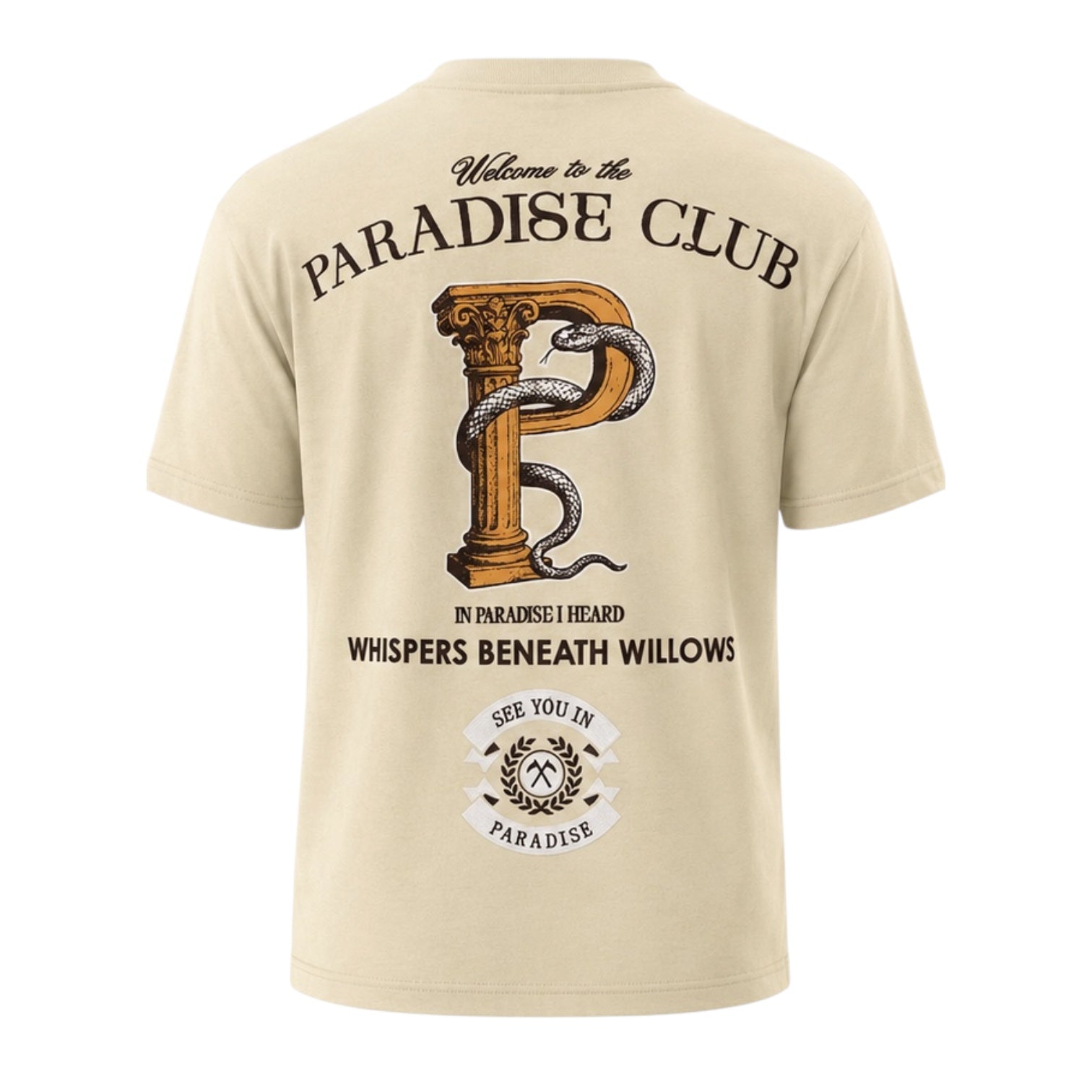 Paradise Club Mix Media T-Shirt