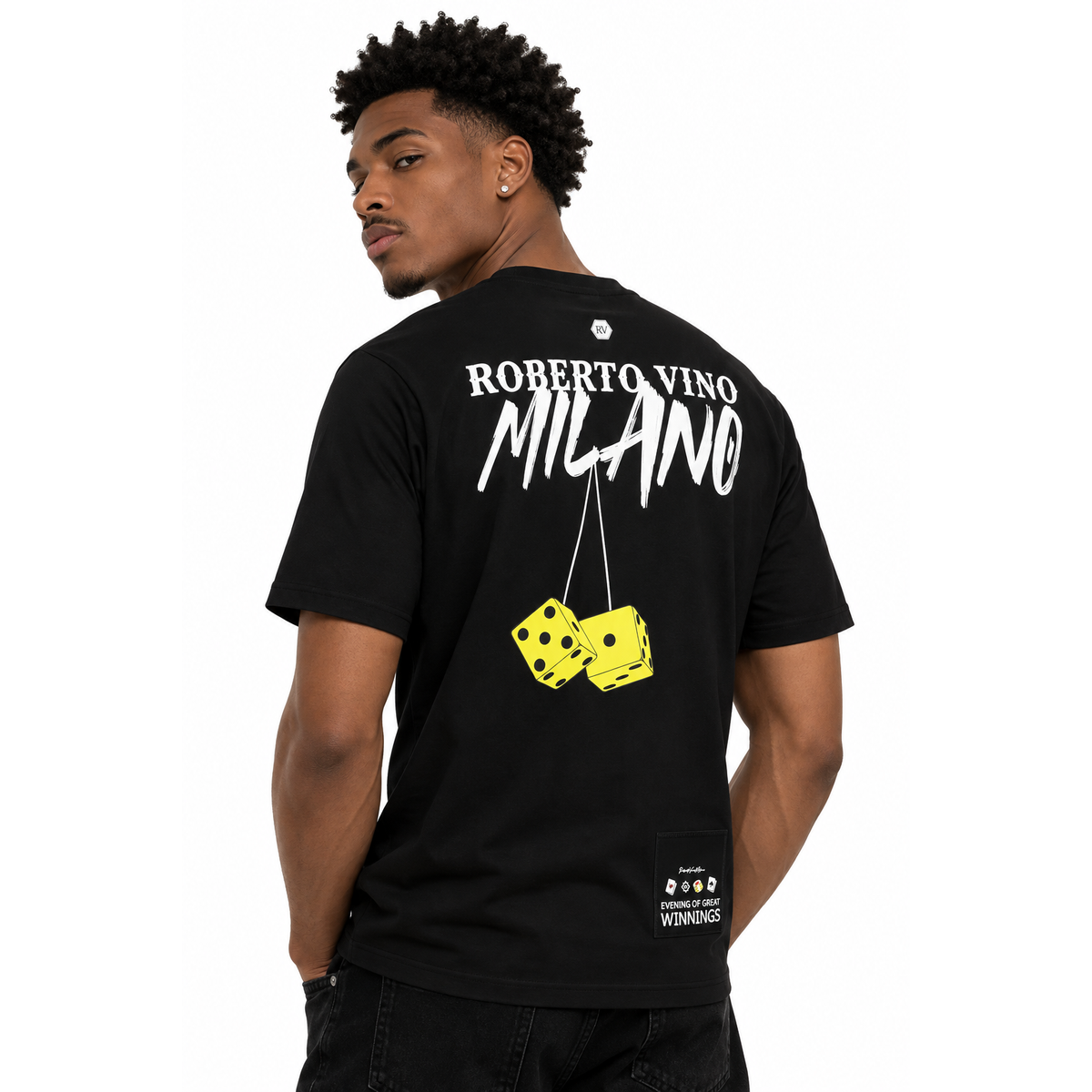 Dice T-Shirt - Black/Yellow
