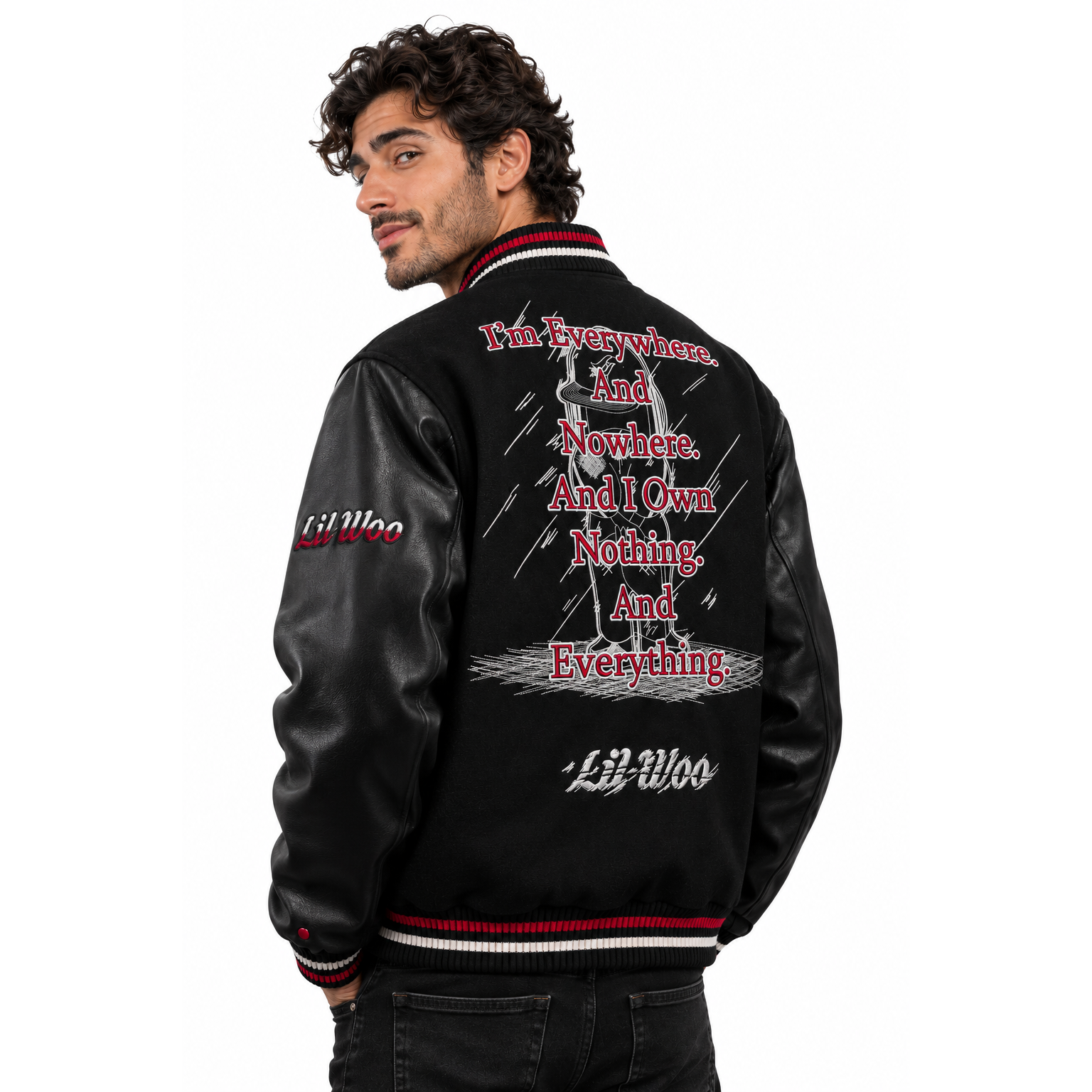 I'm Everywhere and Nowhere Varsity Jacket