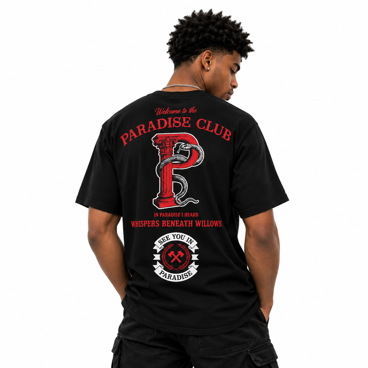 Paradise Club Mix Media T-Shirt