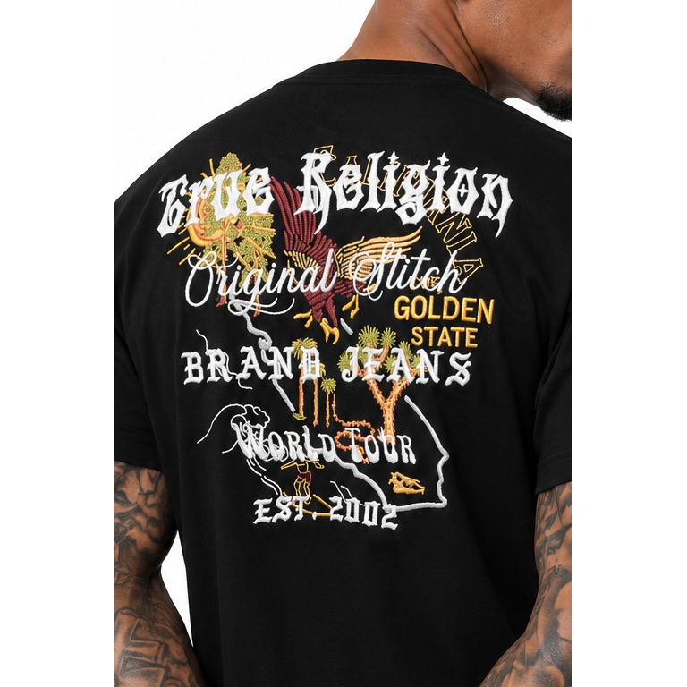 Embroidered Nature Logo T-Shirt