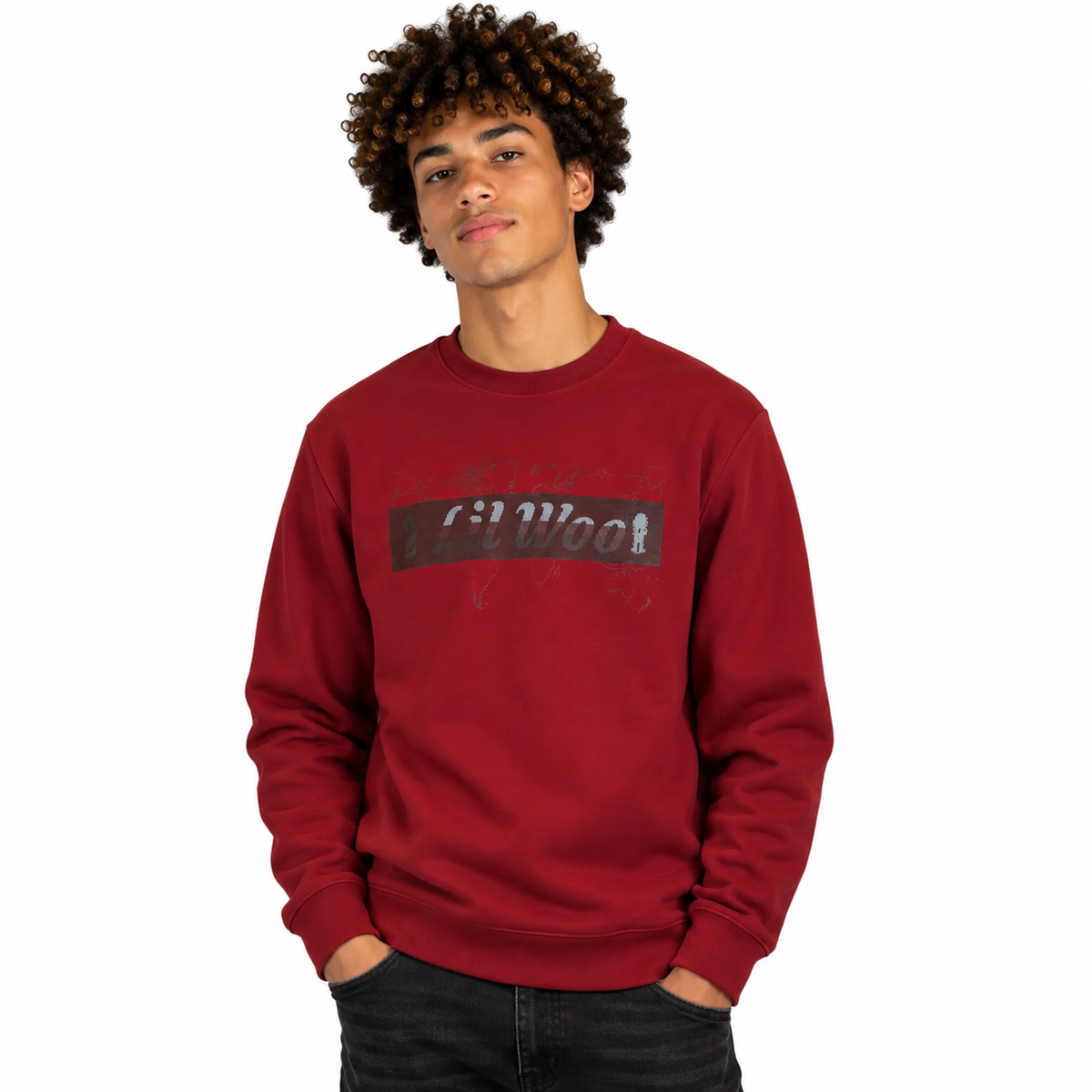 World Map Crewneck Sweatshirt