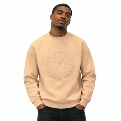 Embossed Crewneck Sweatshirt