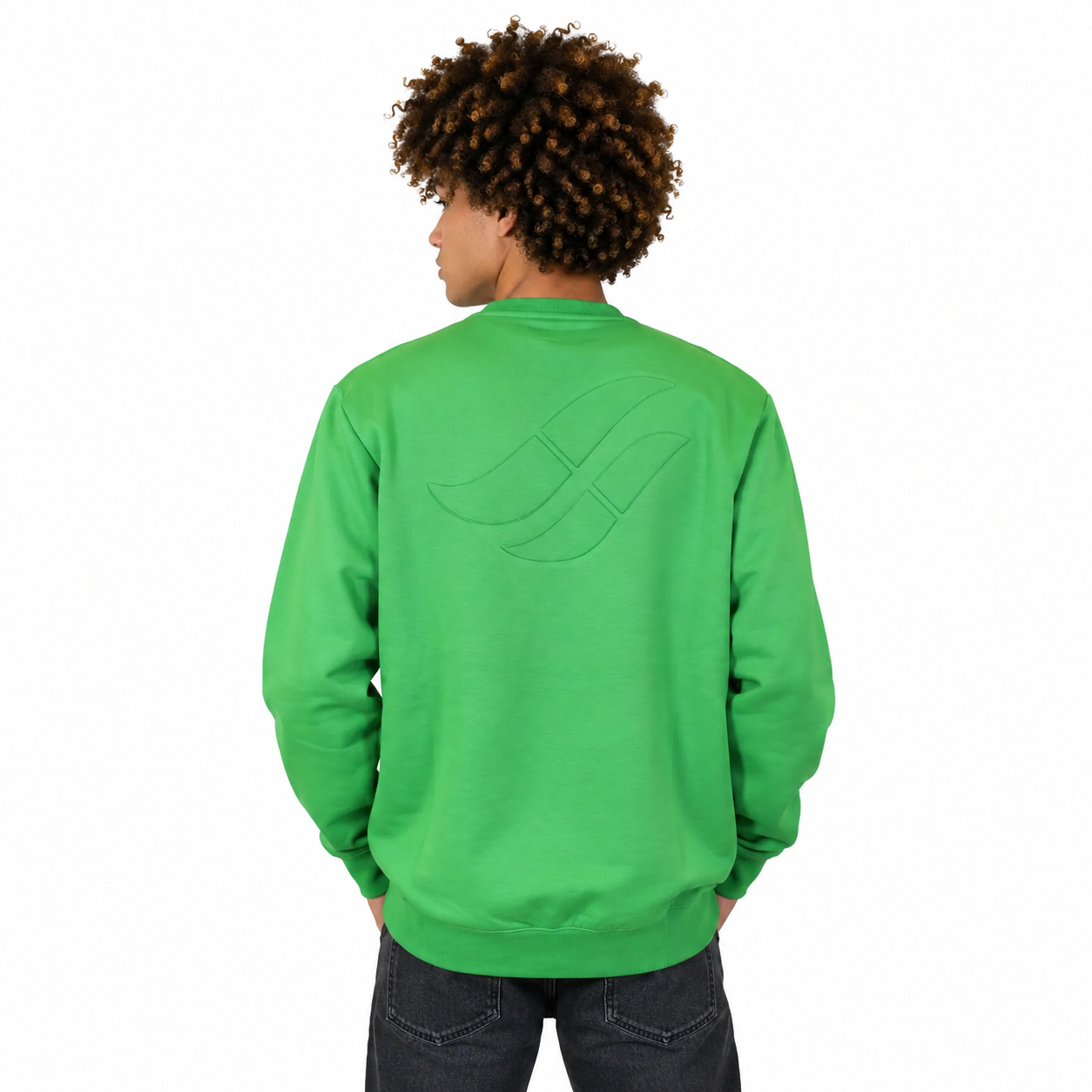 Embossed Crewneck Sweatshirt