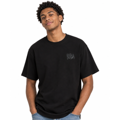 Liam Short Sleeve T-Shirt | Black Cyber Metal
