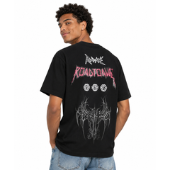 Liam Short Sleeve T-Shirt | Black Cyber Metal