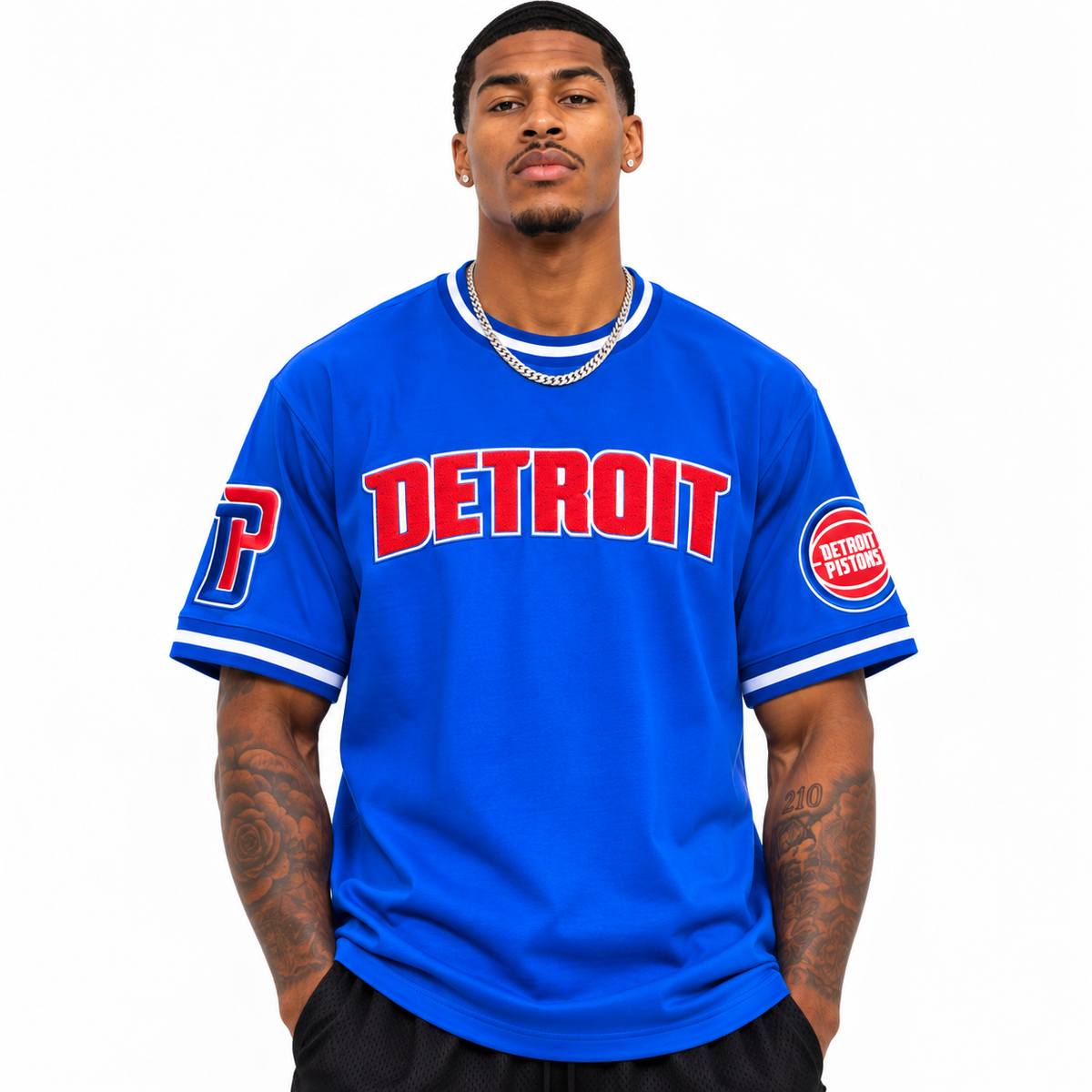 Detroit Pistons Classic Chenille Tee
