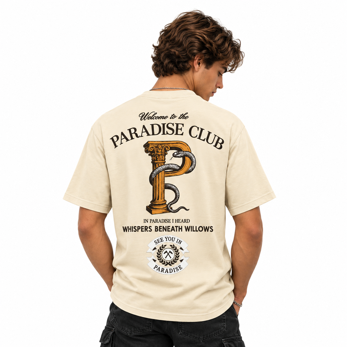 Paradise Club Mix Media T-Shirt