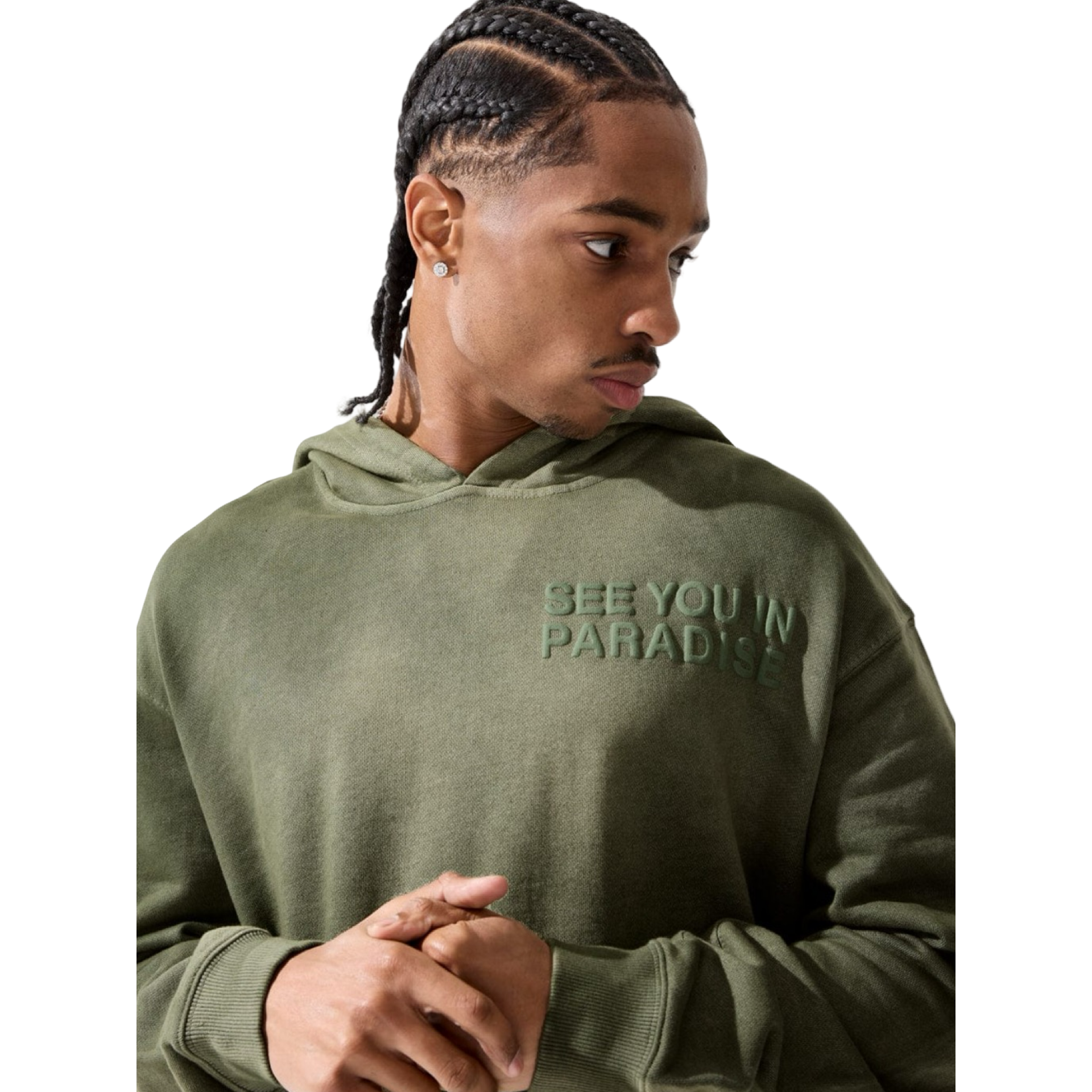 Tonal Washed Pullover Hoodie