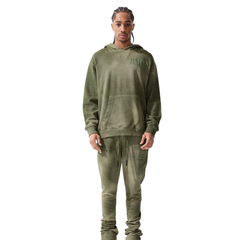Tonal Washed Pullover Hoodie