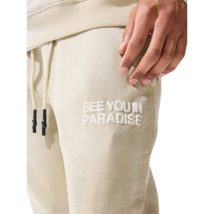 Tonal Washed Stacked Sweatpants
