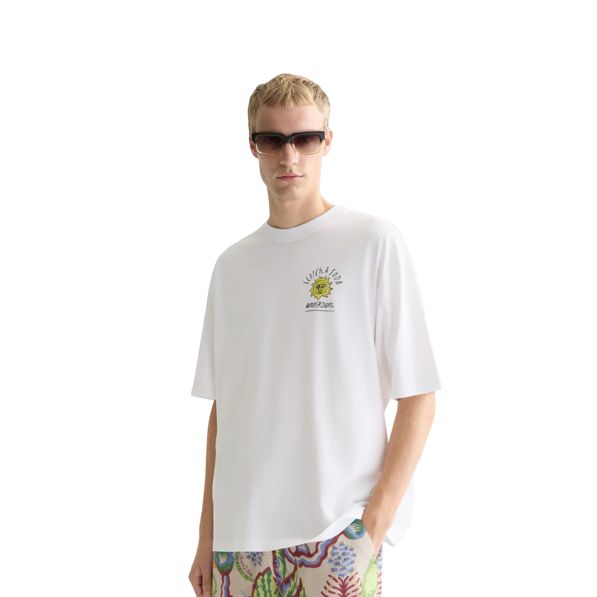 Front and Back Artwork Loose Fit T-Shirt