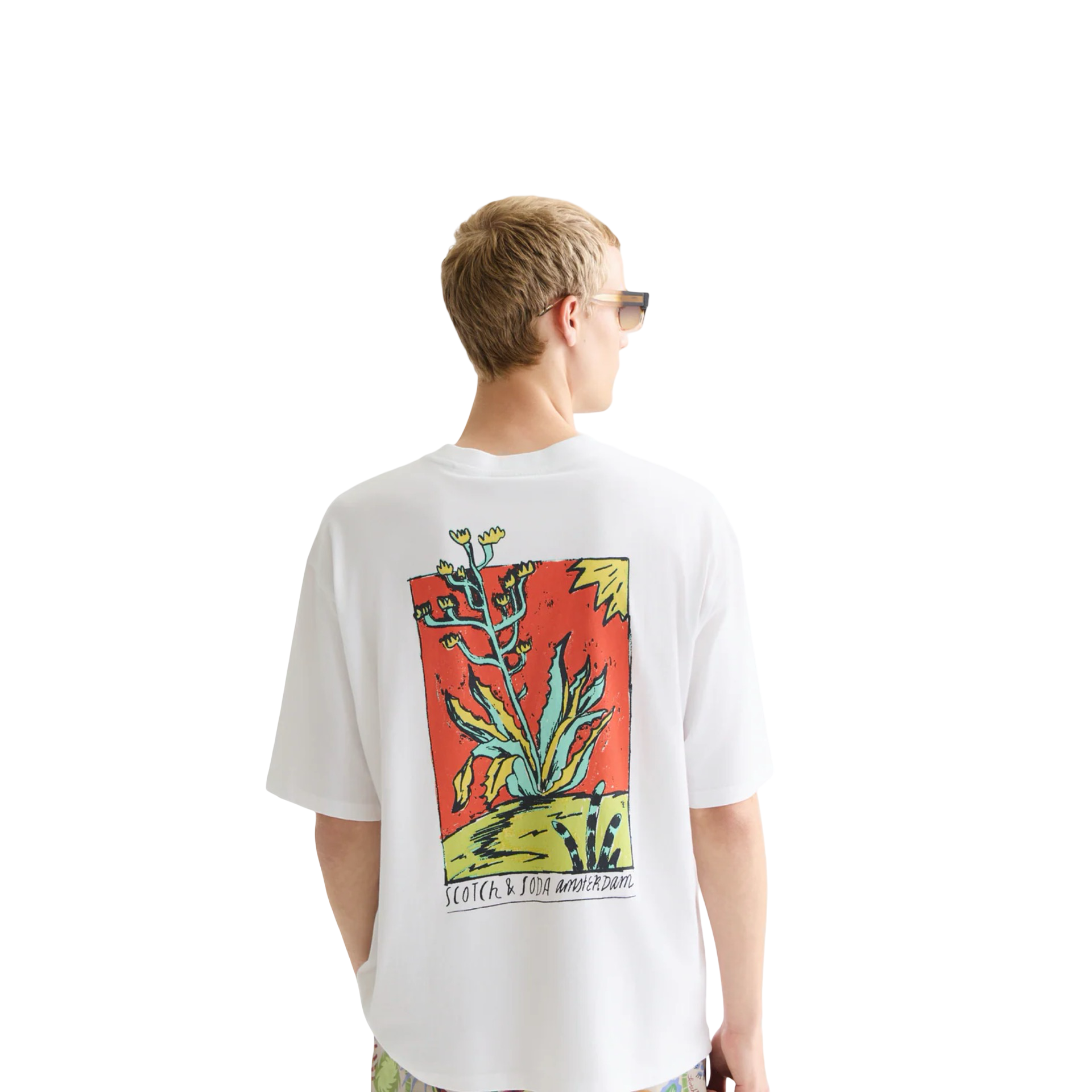 Front and Back Artwork Loose Fit T-Shirt
