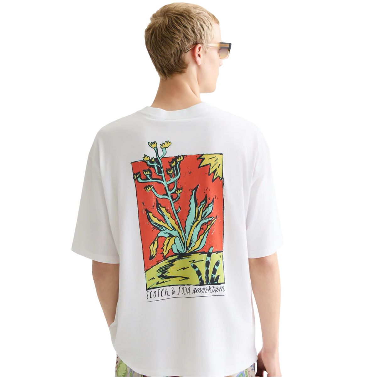 Front and Back Artwork Loose Fit T-Shirt