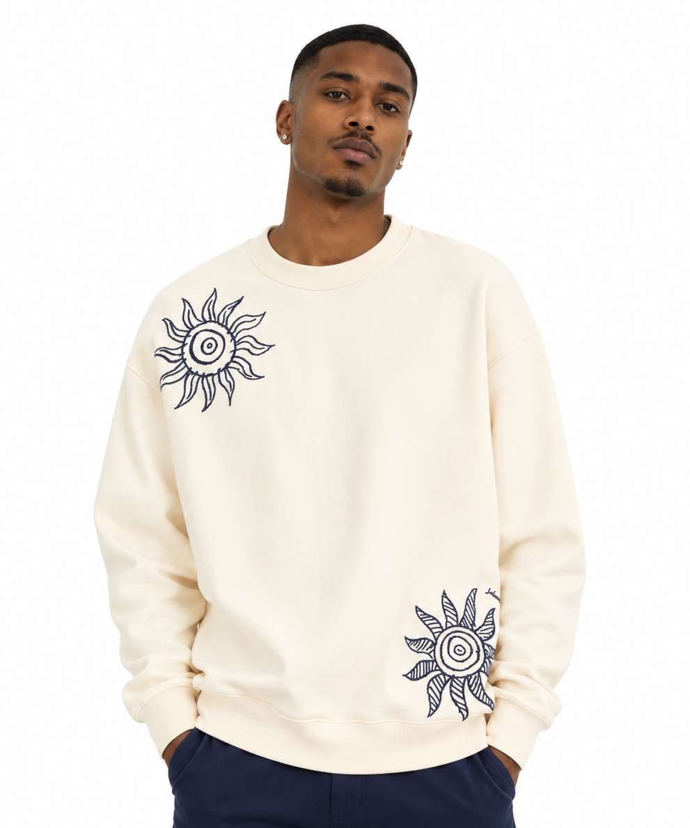 Embroidered Relaxed Fit Sweatshirt