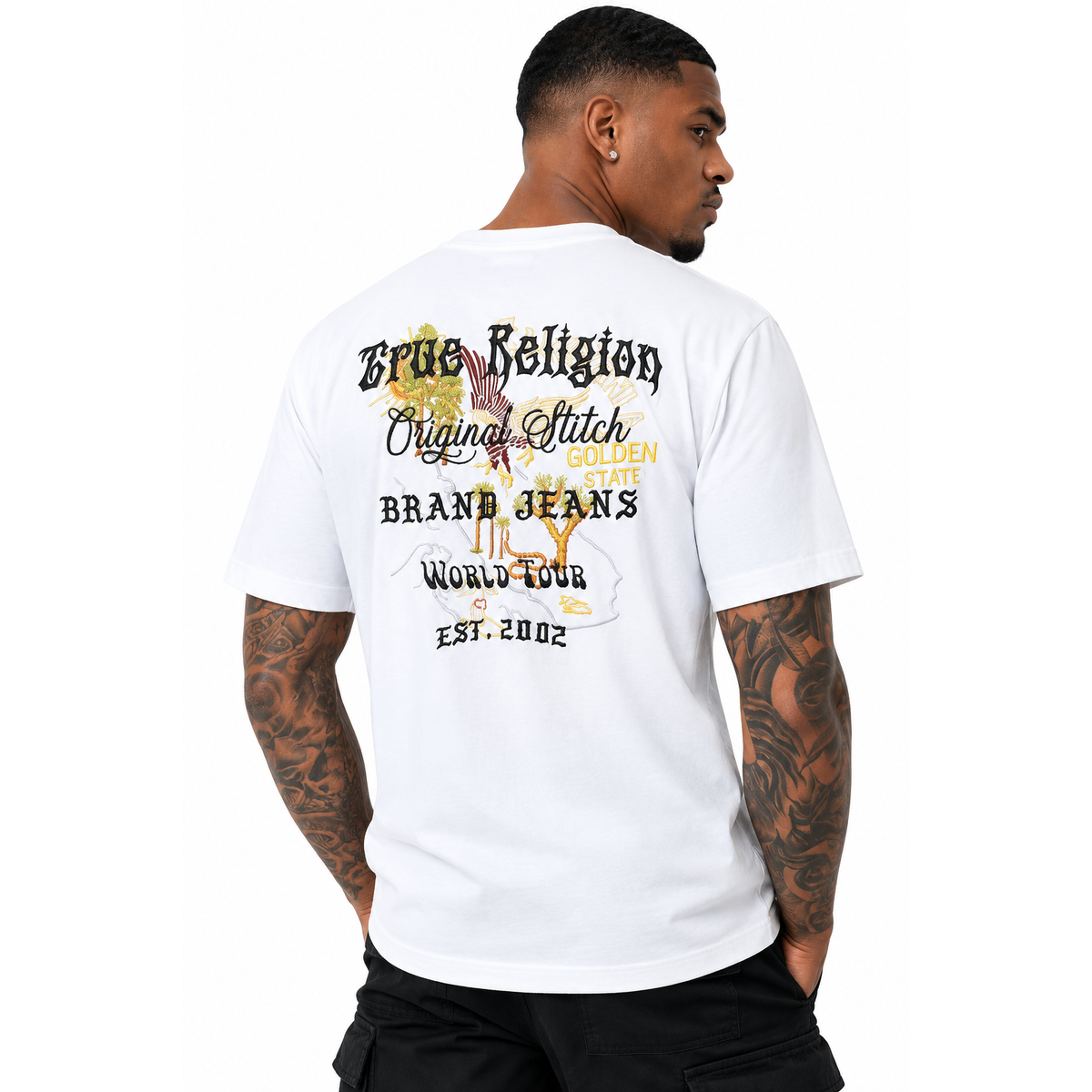 Embroidered Nature Logo T-Shirt