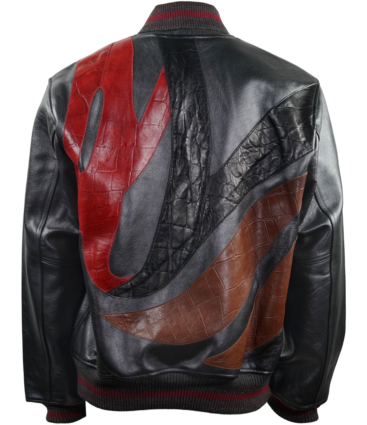 AL Gator Leather Bomber