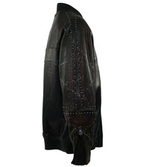 Studded HandPainted Bomber - Al Wissam